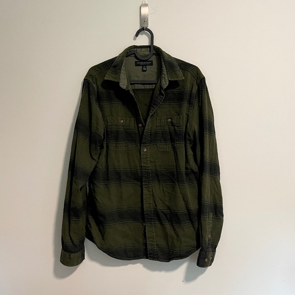 Aeropostale Other - Aeropostale Shirt Jacket Green Plaid - Casual Button-Up Jacket, Men's Plaid